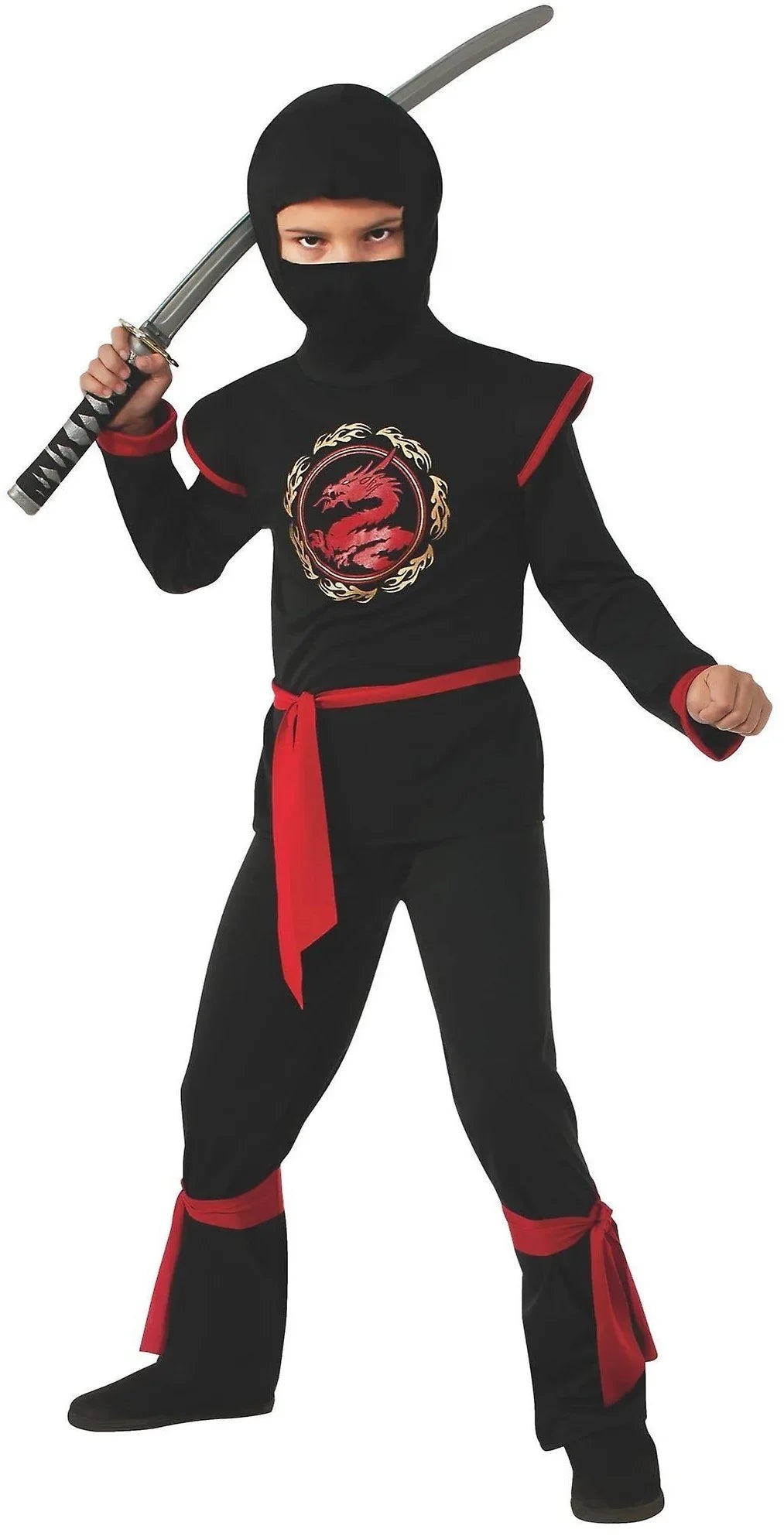 Disfraz de Ninja Dragón Negro Infantil Ninjas Infantiles Rubies